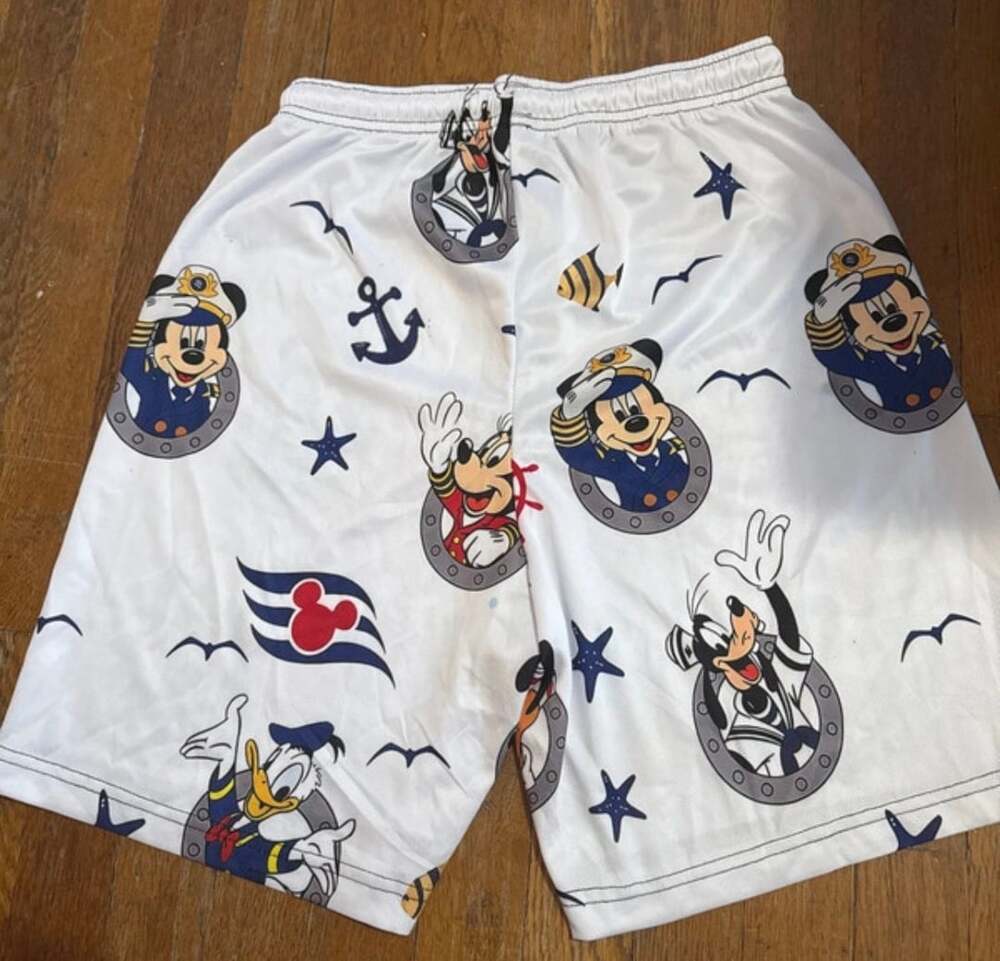 Disney Cruise Line Mickey Mouse & Friends Nautical Shorts - Picture 2 of 2